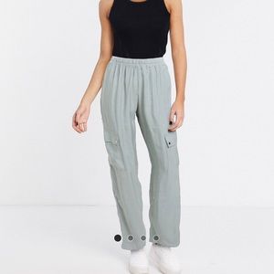 ASOS Noisy May Greta wide cargo leg pants
